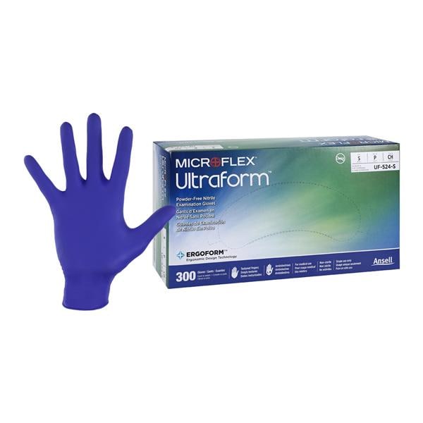 Ultraform Nitrile Exam Gloves Small Violet Blue Non-Sterile