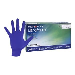 Ultraform Nitrile Exam Gloves Large Violet Blue Non-Sterile, 10 BX/CA