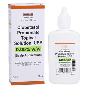 Clobetasol Propionate Topical Solution 0.05% Bottle 50mL/Bt