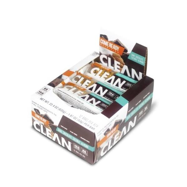 Ready Clean Prtn Bar DkChoc Ccnt Almnd 1.87oz Individually Wrapped 144/Ca