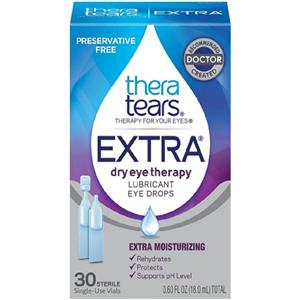 TheraTears Extra Lubricant Eye Drops Dry Eye Therapy Preservative Free 30/Bx