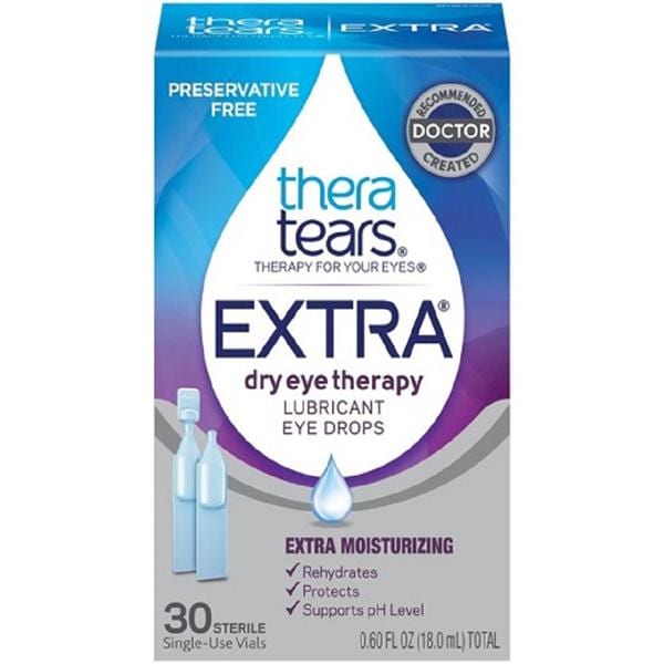 TheraTears Extra Lubricant Eye Drops Dry Eye Therapy Preservative Free 30/Bx