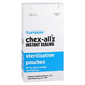 Chex-All II Sterilization Pouch Instant Seal 7 in x 12 in 250/Bx