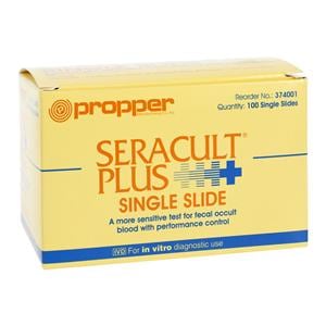 Seracult Plus FOB Single Slide Test Kit CLIA Waived 100/Bx