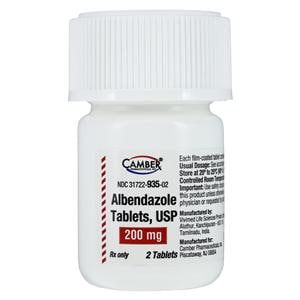 Albendazole Tablets 200mg Bottle 2/Bt