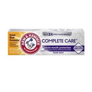 Arm & Hammer Complete Care Whitening Toothpaste 0.9 oz 72/Ca