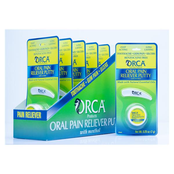 Orca Pain Relief Putty 0.15oz 6/Bx, 8 BX/CA