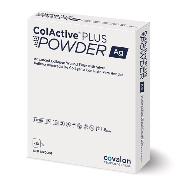 ColActive Plus Ag Powder Collagen Powder Wound Dressing 1g
