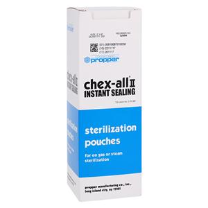 Chex-All Sterilization Pouch Instant Seal 3 in x 8 in 250/Bx, 2 BX/CA