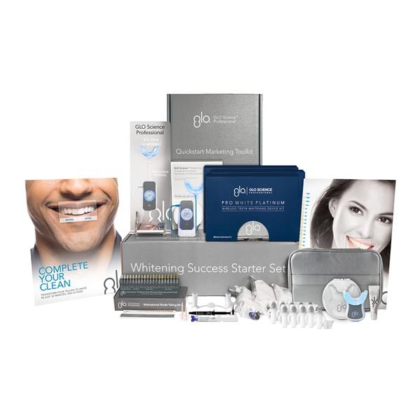 GLO Science Professional Success Bleaching System Starter Kit 30% Hyd Prx Ea