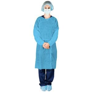 Dukal Isolation Gown SPP+PE Universal Blue 50/Ca