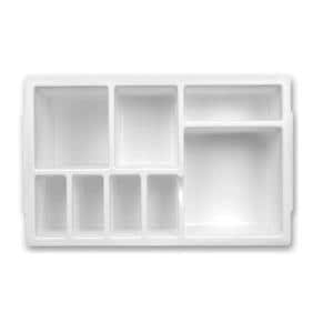 Droplet Phlebotomy Tray Insert 14.2x8.2" White 4/Pk