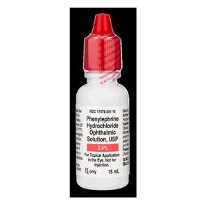 Phenylephrine HCl Ophthalmic Solution 2.5% Bottle 15mL 15mL/Bt