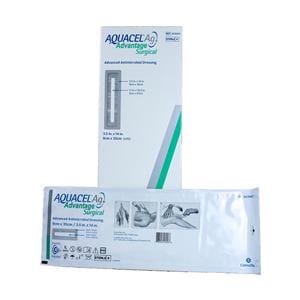 Aquacel Ag Advantage Hydrofiber/Polyurethane Film Post-Op Dressing 3-1/2x14