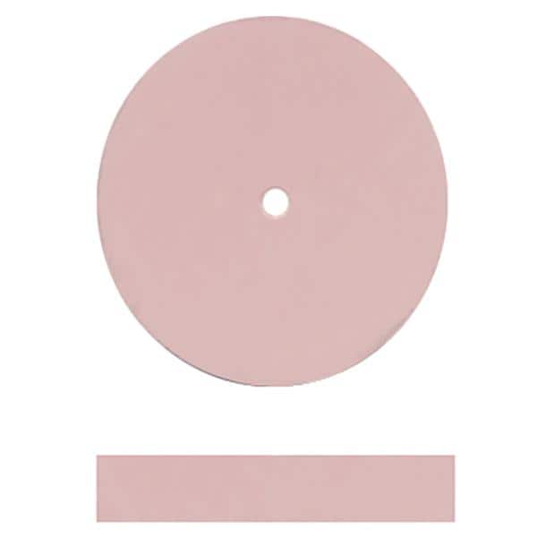 Rubber Wheels Silicone Pink 100/Bx