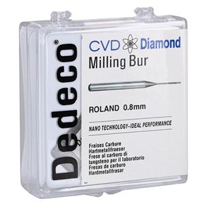 CVD Diamond Milling Bur .8mm Ea