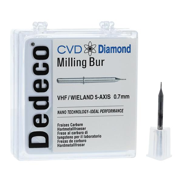 CVD Diamond Milling Bur .7mm Ea