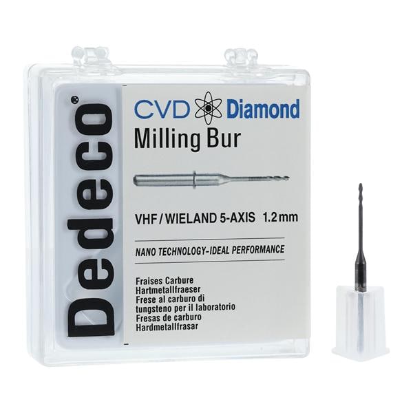 CVD Diamond Milling Bur 1.2mm Ea