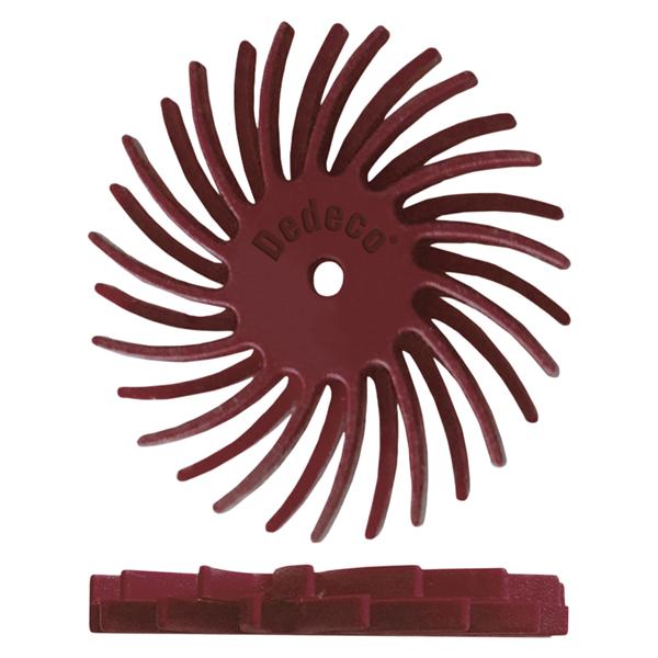 Sunburst Finishing & Polishing Abrasive Wheel Red Box 12/Bx