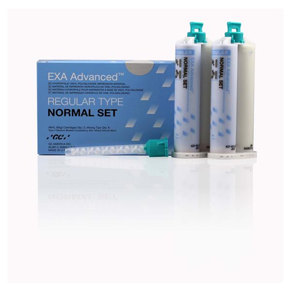 EXA ADVANCED Impression Material Cartridge Nrml St 48 mL Regular Value Pack 8/Pk