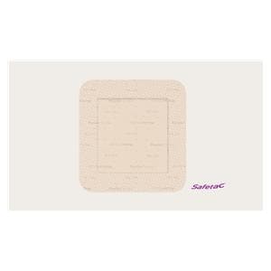 Mepilex Border Flex Lite Foam Wound Dressing 4x4" Square Tan