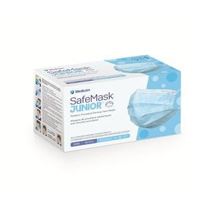 SafeMask Architect JR Face Mask Face Mask ASTM Level 1 Blue Pediatric 50/Bx