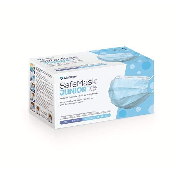 SafeMask Architect JR Face Mask Face Mask ASTM Level 1 Blue Pediatric 50/Bx, 10 BX/CA