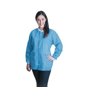FitMe PPE Lab Jacket Not Rated SMS X Large Sky Blue 10/Bg