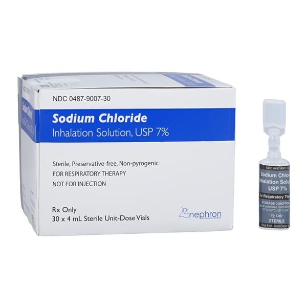 Sodium Chloride Injection 7% Preservative Free SDV 4mL 30/Pk