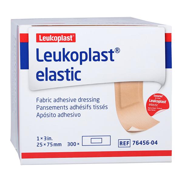 Leukoplast Strip Bandage Elastic/Fabric 1x3" Tan Sterile 300/Bx, 6 BX/CA