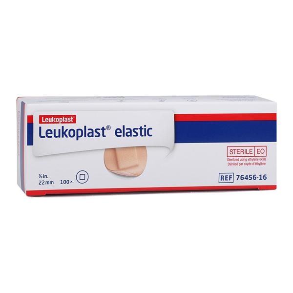 Leukoplast Spot Bandage Elastic/Fabric 7/8" Tan Sterile 100/Bx