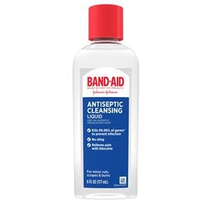 Band-Aid Hurt Free Antiseptic Wash 6oz/Bt