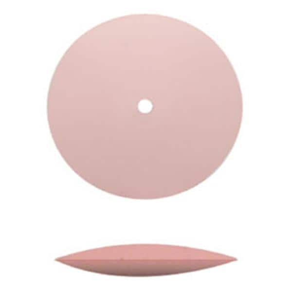 Silicone Rubber Wheels Porcelian Polishers Pink 12/Bx
