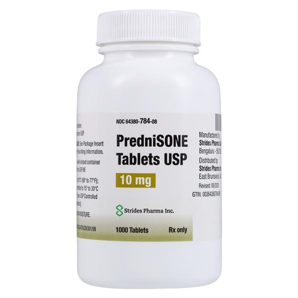 Prednisone Tablets 10mg Bottle 1000/Bt