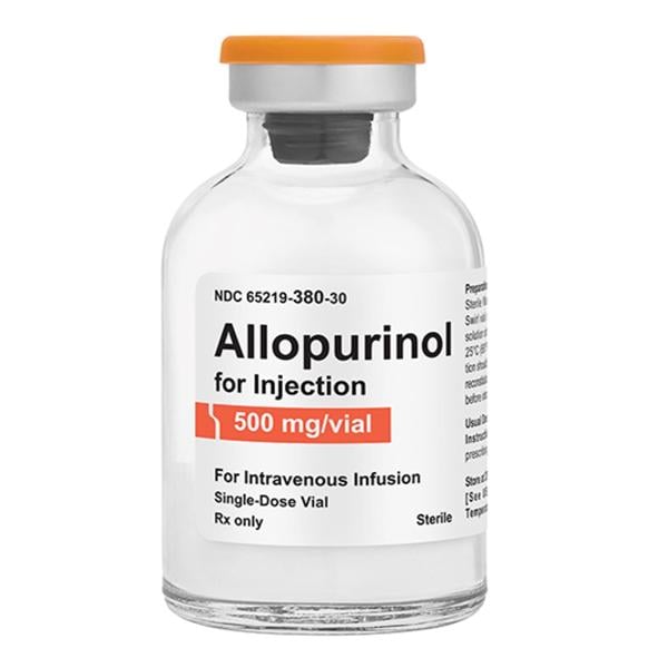 Allopurinol Injection 500mg Powder SDV 30mL/Vl