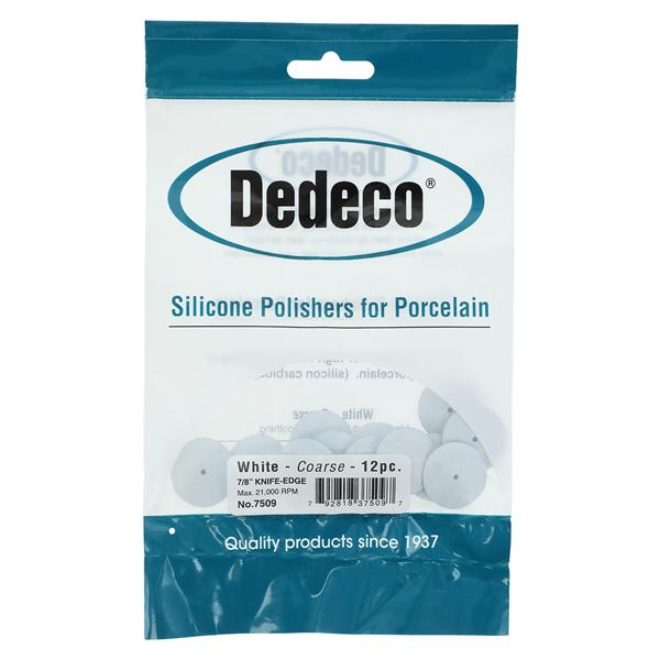 Silicone Rubber Wheels Porcelian Polishers White 12/Bx