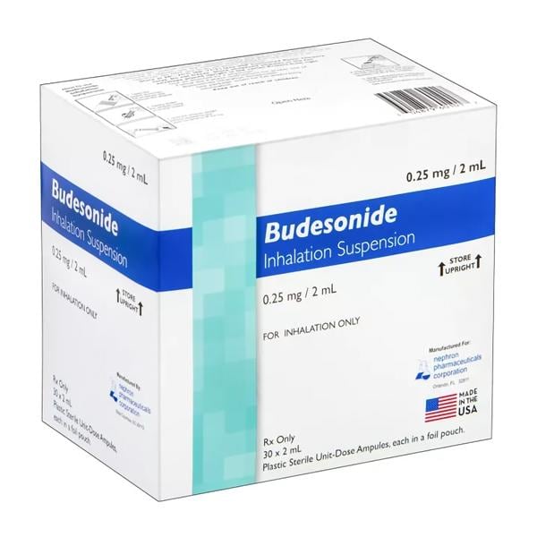 Budesonide Inhalation Suspension 0.25mg Ampule 2mL 30/Box