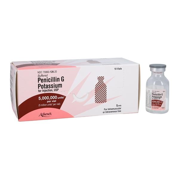 Penicillin G Potassium Injection 5MU/vl Powder Vial 10/Bx