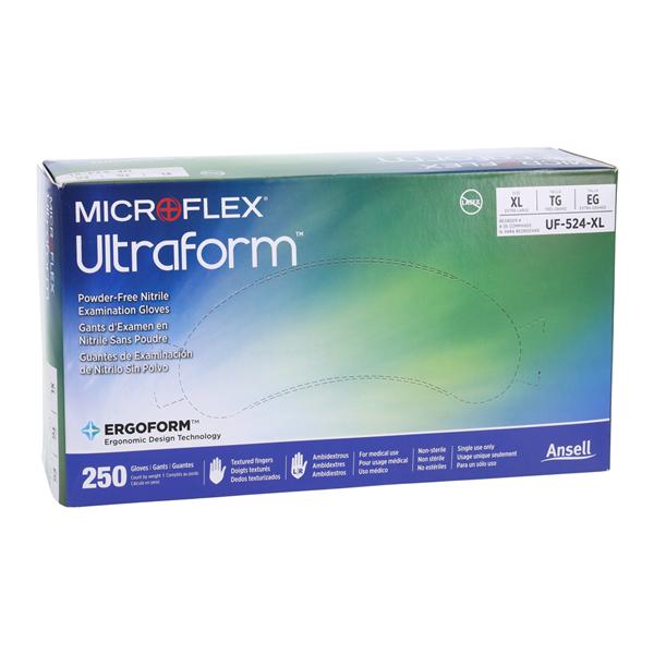 Microflex Nitrile Exam Gloves X-Small / Small Cobalt Blue Non-Sterile