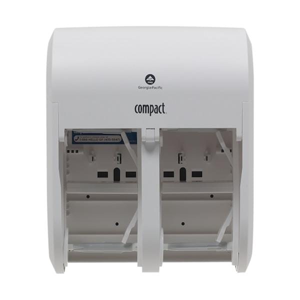 Compact Toilet Paper Dispenser White Ea