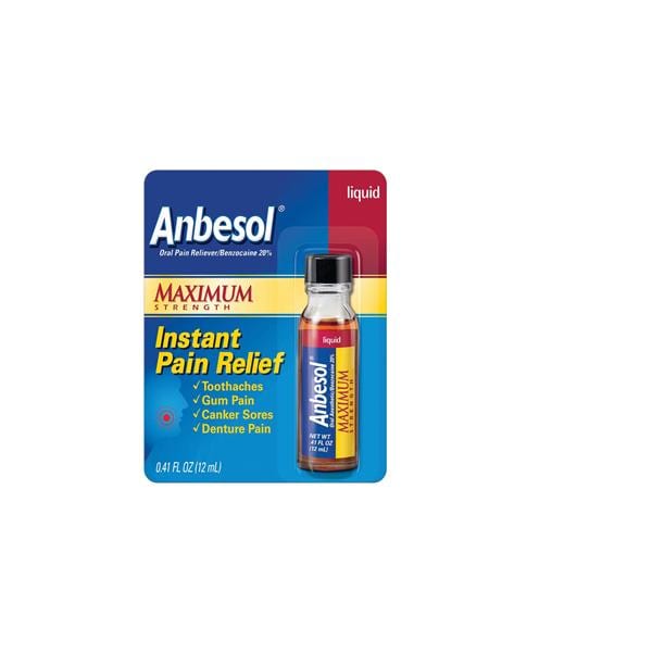 Anbesol Liquid 20% Maximum Strength Each, 36 EA/CA