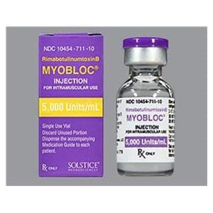 Myobloc Injection 5000u/1mL SDV 1mL 1/Bx