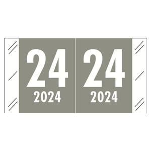 Col R Tab 2024 End Tab Label Gray 500/Rl