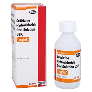 Cetirizine HCl Oral Solution 1mg/mL Grape Bottle 120mL/Bt