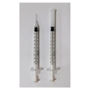 Allergy Needle/Syringe 27gx1/2" 1mL Prm Atch Ndl Sfty Cp RDS 1000/Ca