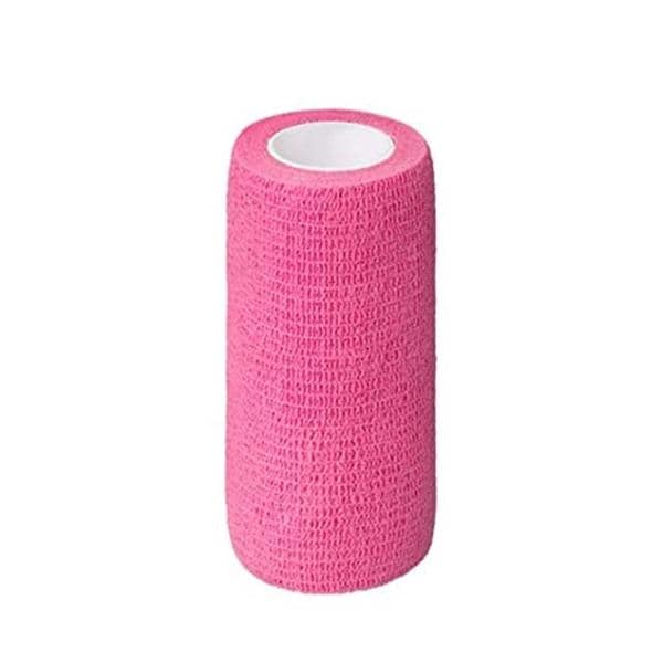 Wrap Bandage Spunbonded Polypropylene 4"x5yd Pink 18/Ca