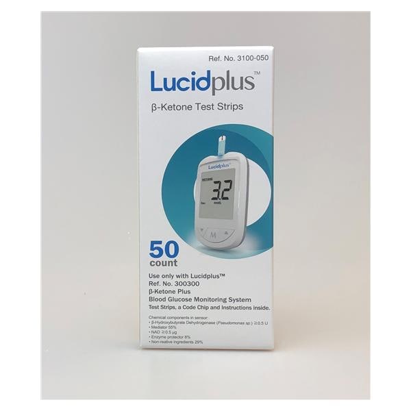 B-HB Test Strip CLIA Wvd f/ Lucidplus BHB + f/Bili Mntr Sys 50/Bx