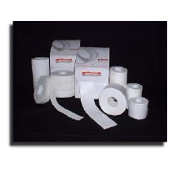 SuperWrap Stretch Bandage Nylon/Lycra/Foam Back /Elastic 4"x15 White Ea