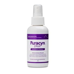 Puracyn Plus Wound Cleanser Hypochlorous Acid 120ml Non-Sterile 4oz LF