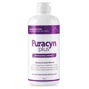 Puracyn Plus Wound Cleanser Hypochlorous Acid 500ml Non-Sterile 16.9oz LF